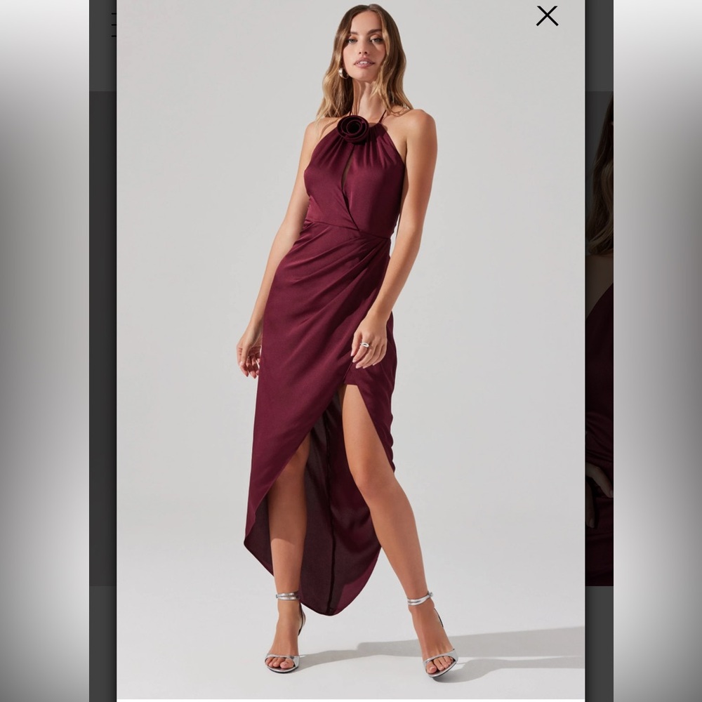 Astr the label flower corsage dress